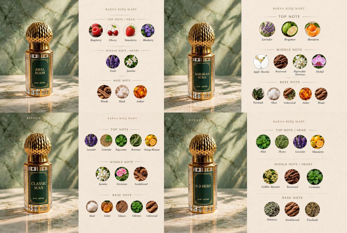 COMBO: ATTAR 6ml (A4)