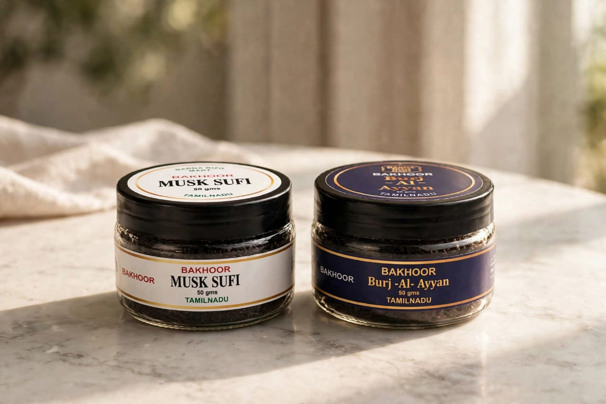 Bakhoor Combo - Chips / Granules  - Burj Al Ayyan & Musk Sufi (C)